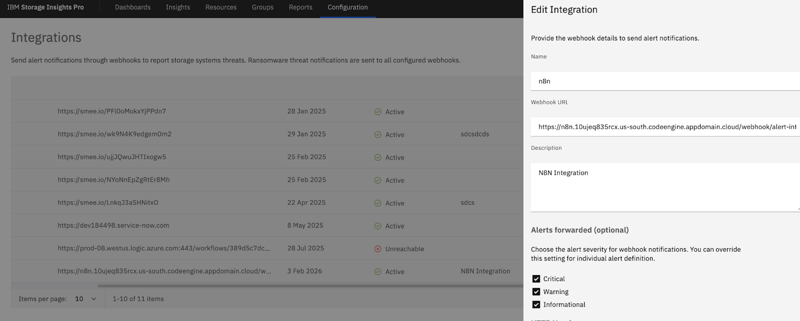 Configuring IBM Storage Insights to Send Alerts