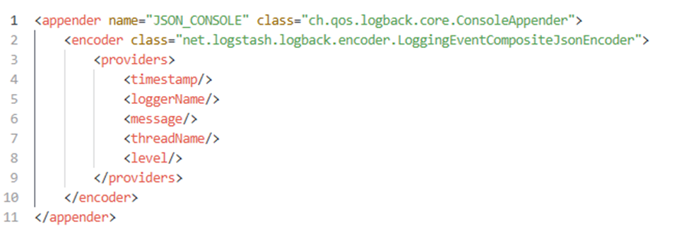 Reconfiguring the Logback setup
