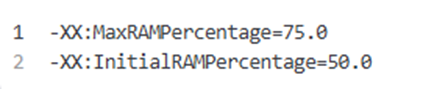 Percentage-based flags