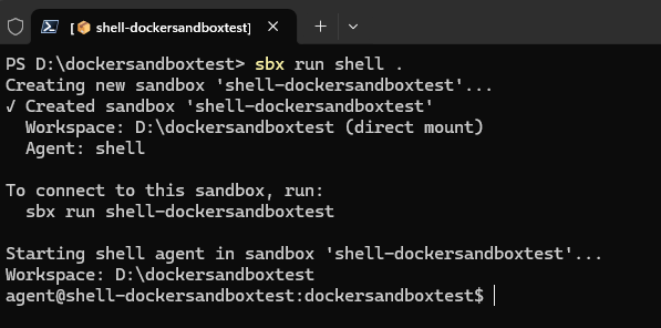 How to create a new sandbox using Sbx command