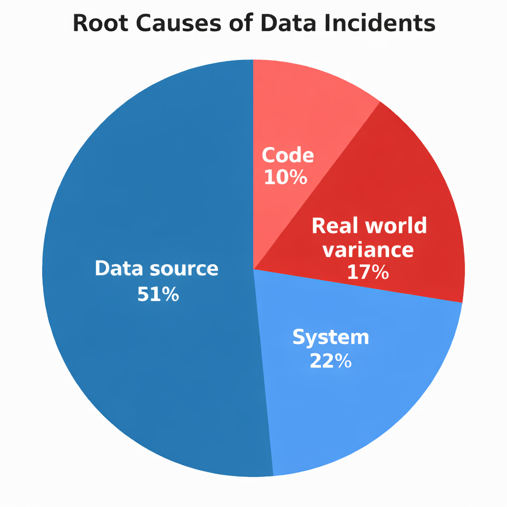 Root causes of data incidents
