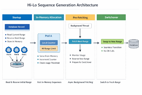 Hi-lo sequence generation architecture