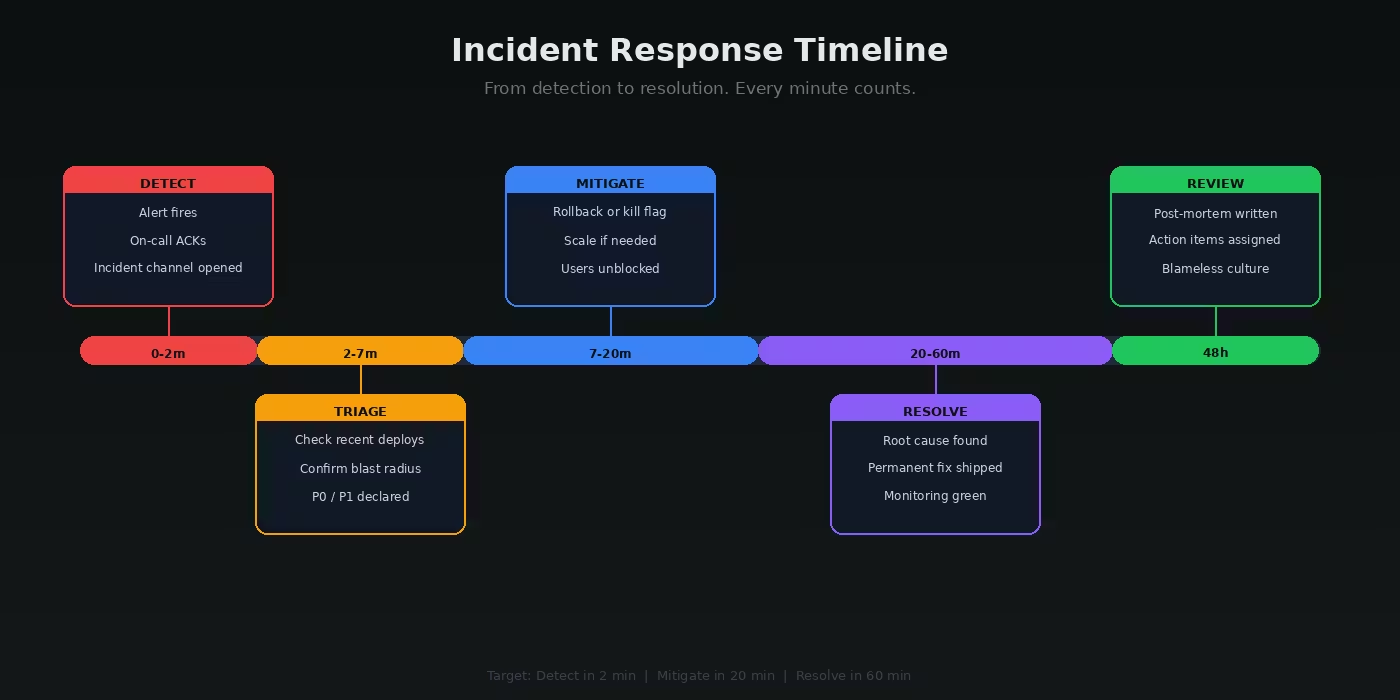 Incident response timeline