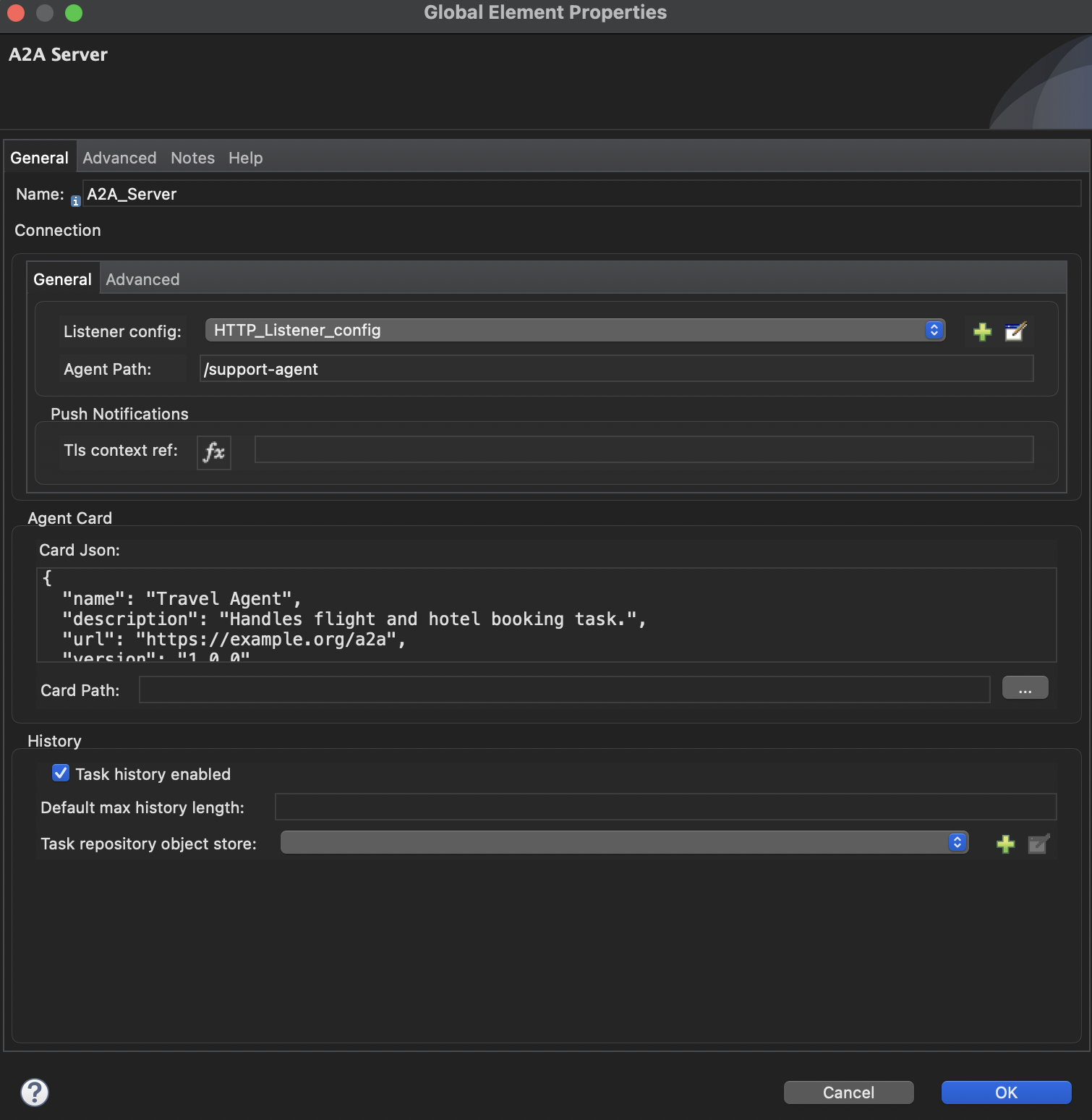 Configure A2A