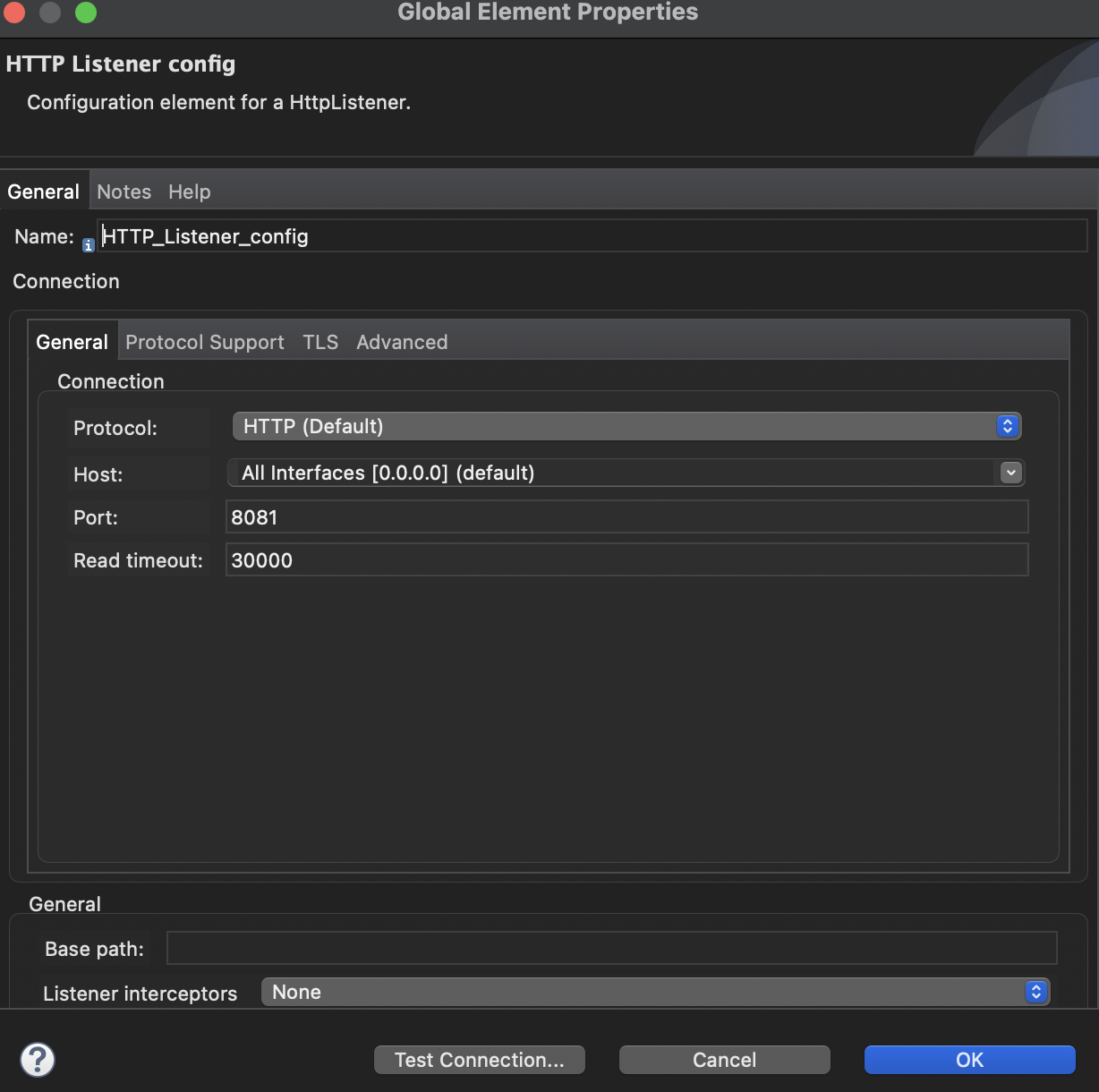 Configure the HTTP Listener