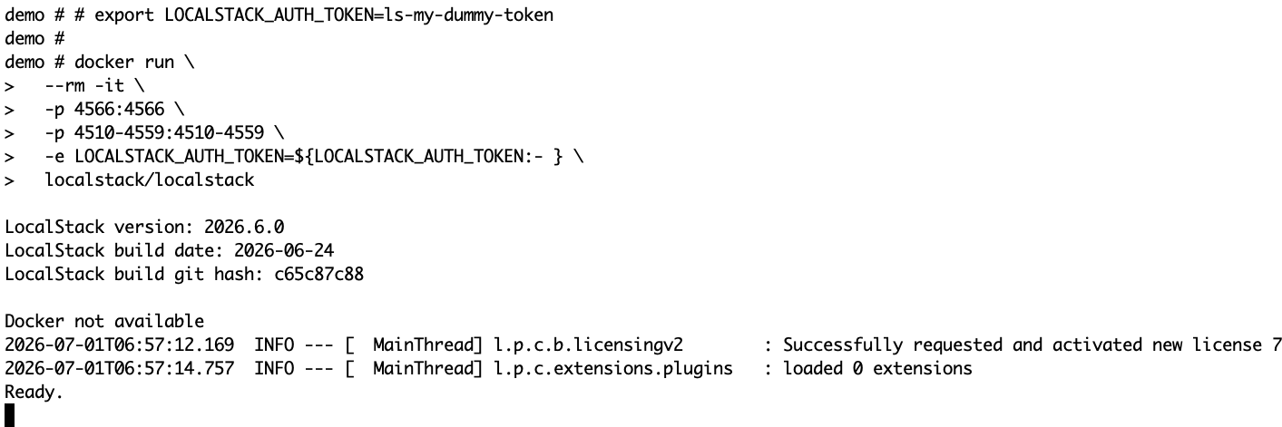 You'll receive a notification when the edge proxy is fully ready to handle incoming API requests