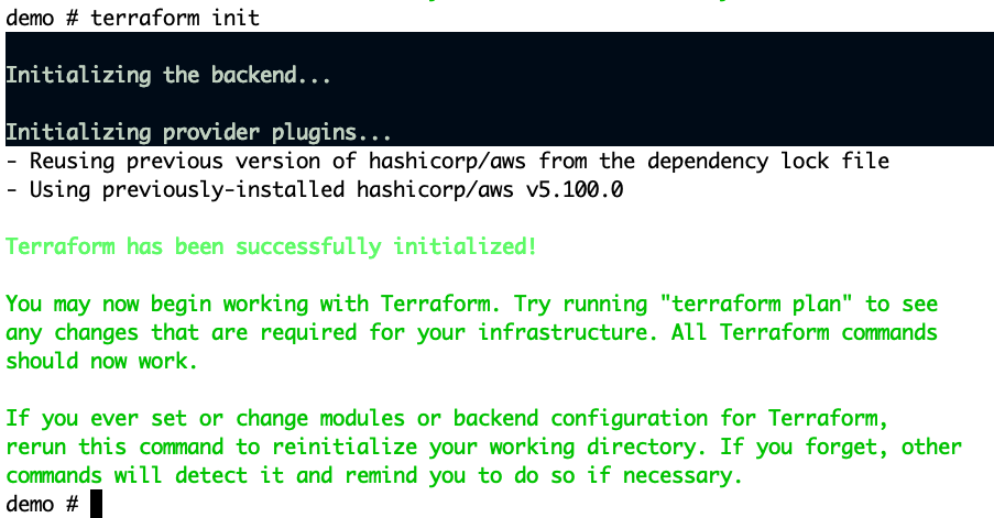 Initialize Terraform