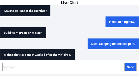 Real-time chat