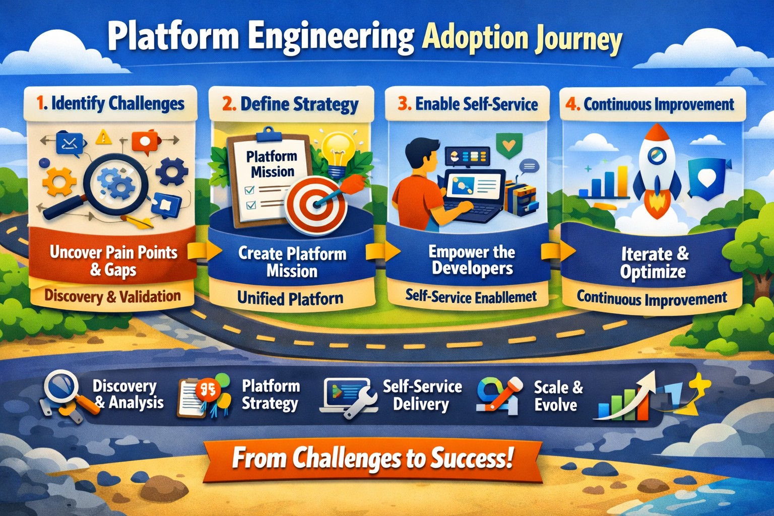 Platform engineering adoption journey