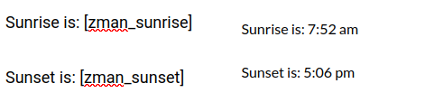 Sunrise, Sunset