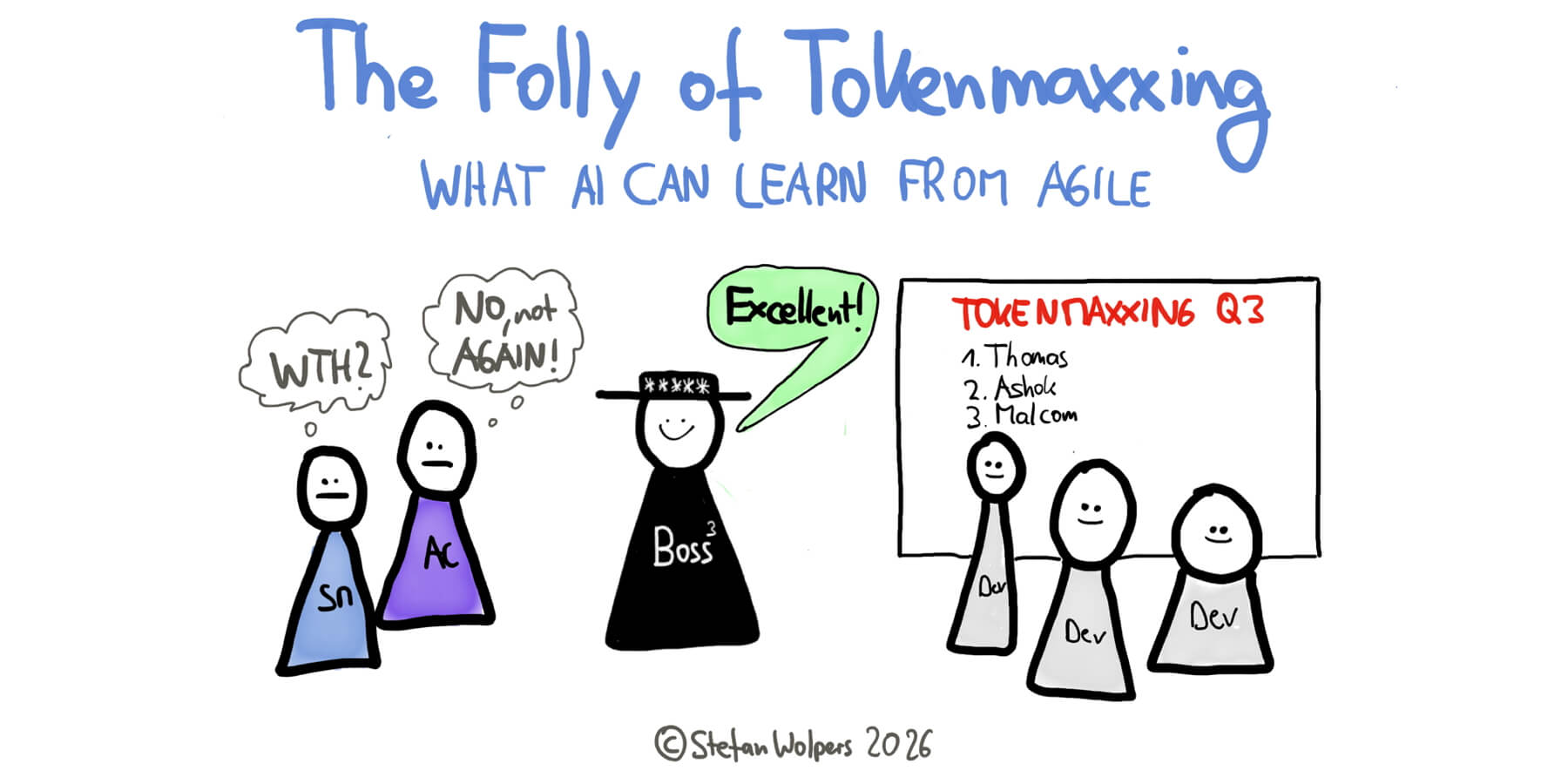 A cartoon about the folly of toxenmaxxing