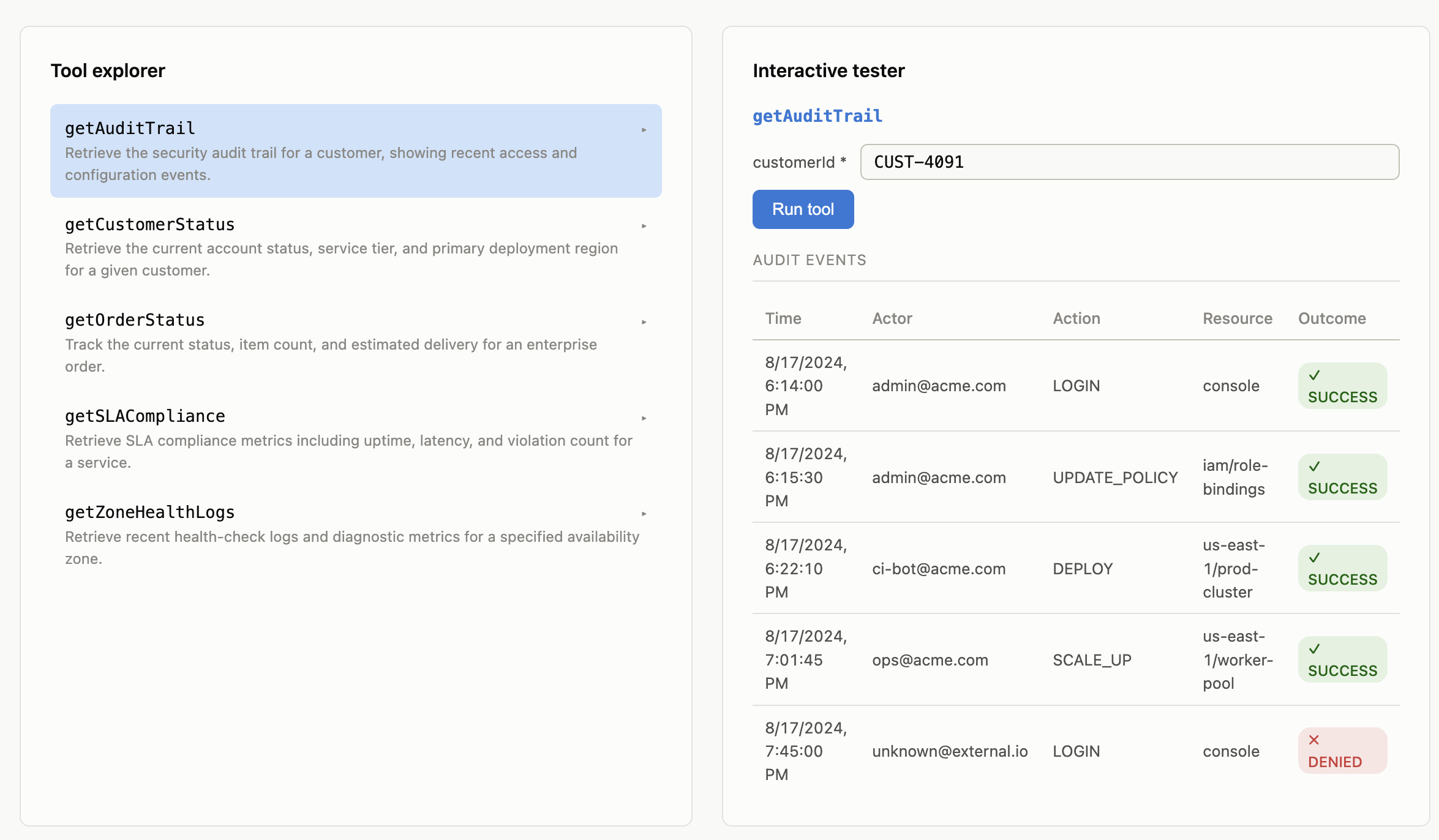 Frontend UI