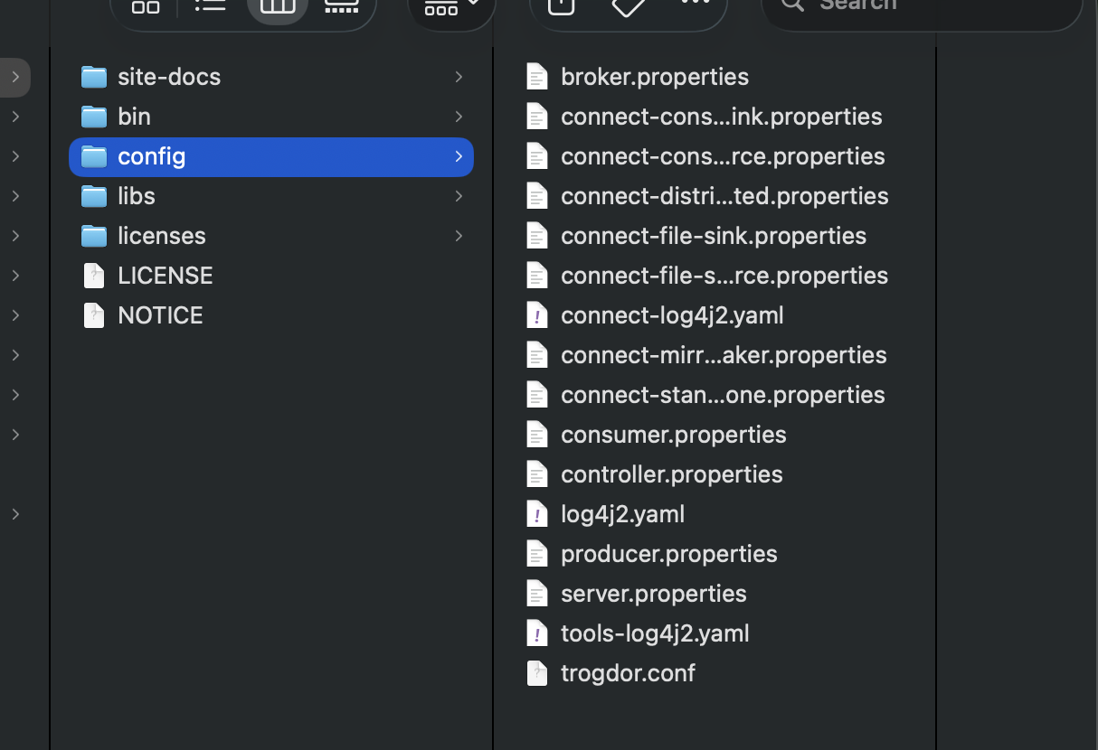 The config folder