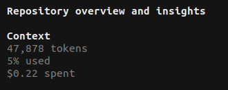 Repository overview and insights