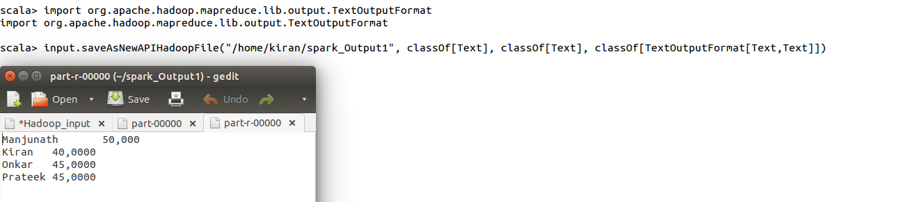 Hadoop&apos;s new API output format