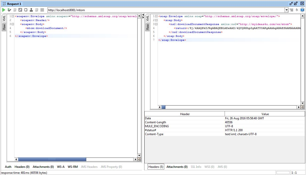 soap base64 encoding