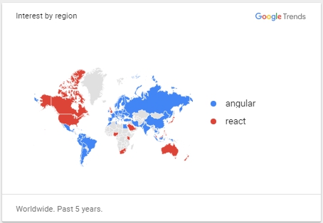 Google trends - geography