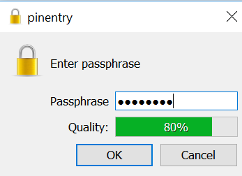 Enter passphrase