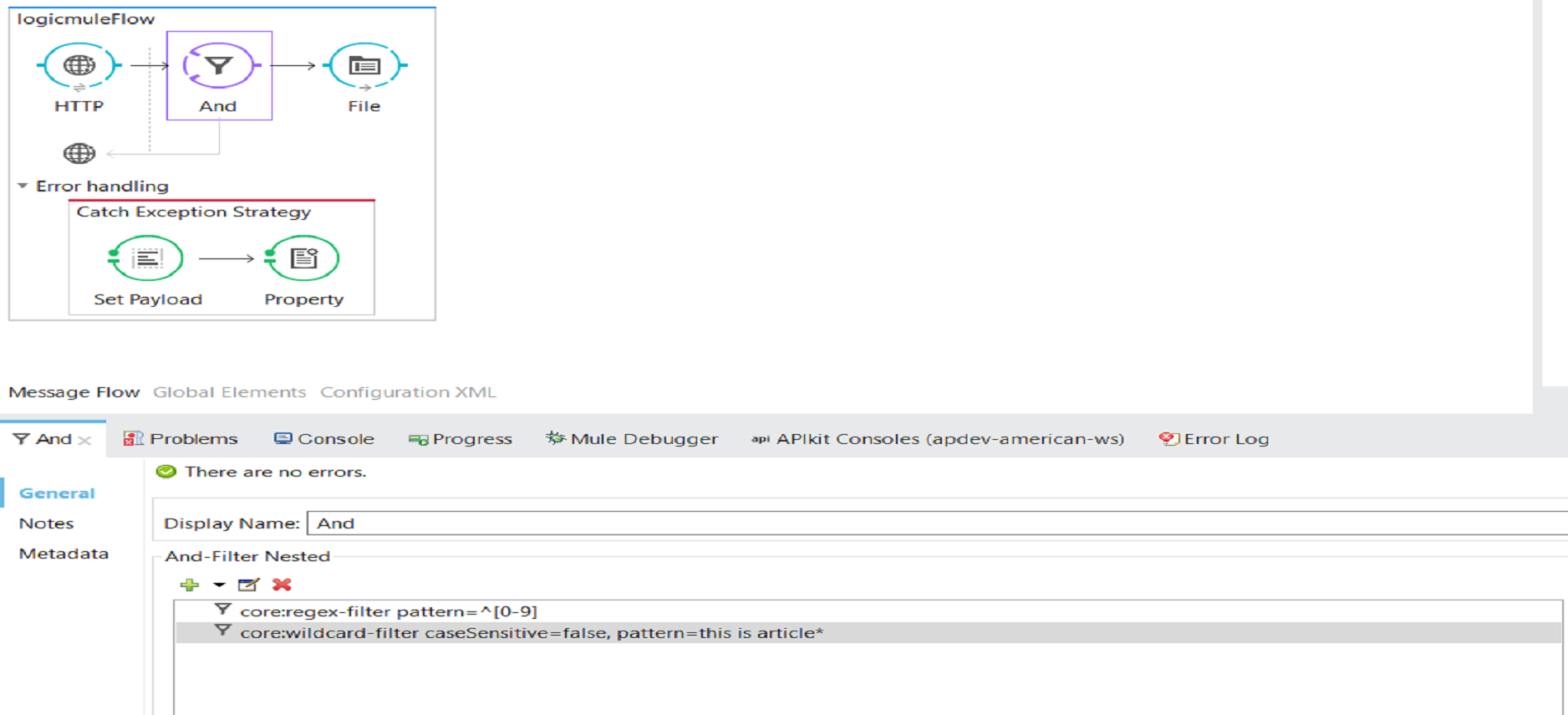 mulesoft xml filewatcher