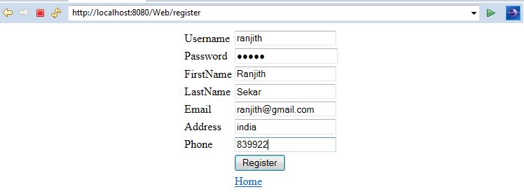 Java spring mvc hot sale login example