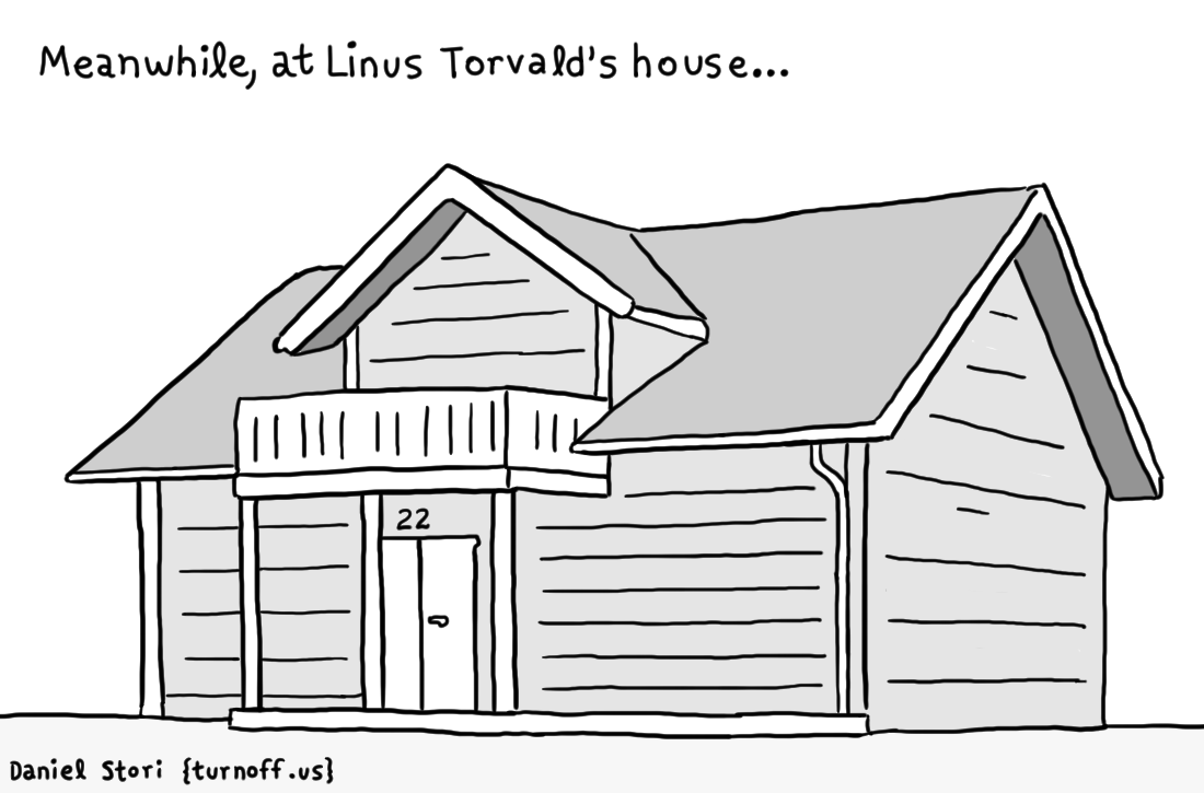 Linus Torvald's House [Comic] - DZone