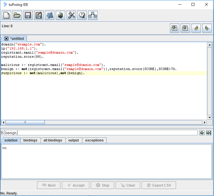 Jpe Java Prolog Environment