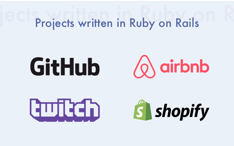 Ruby on Rails projects