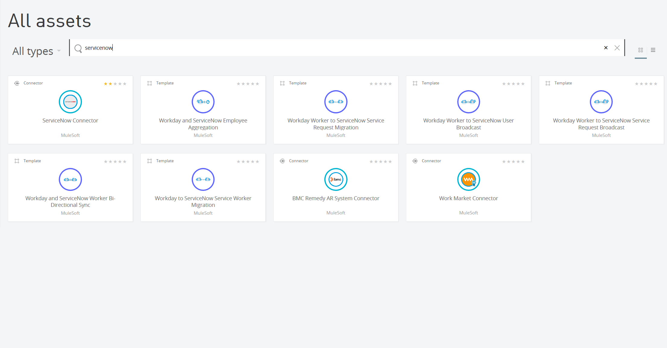 ServiceNow Connector on Exchange