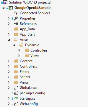 Project folder structure