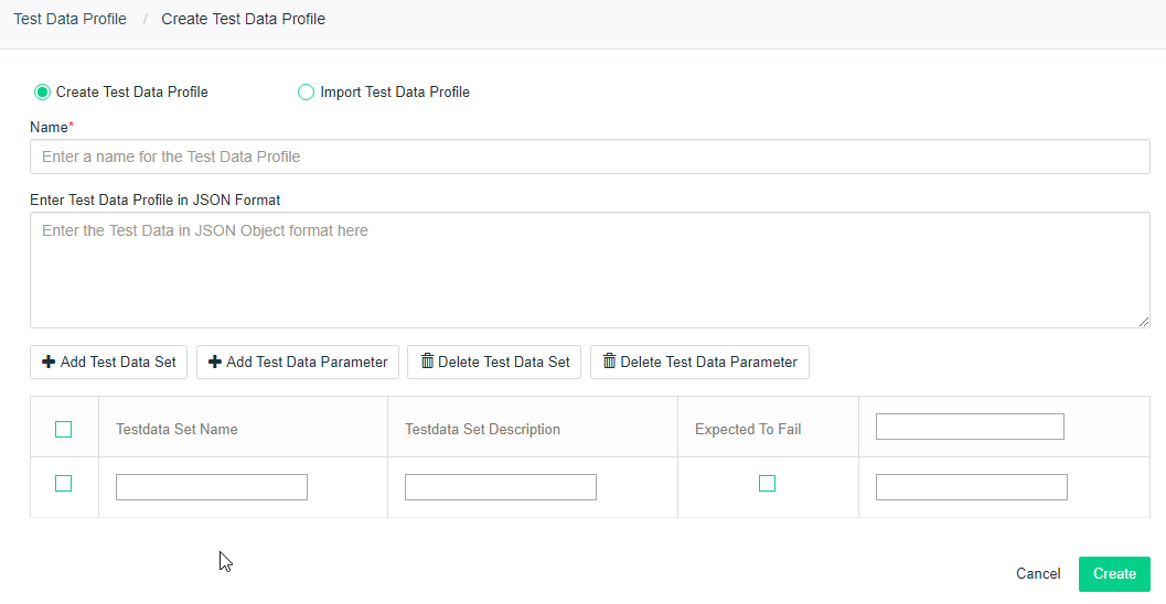 Data driven Automated Testing