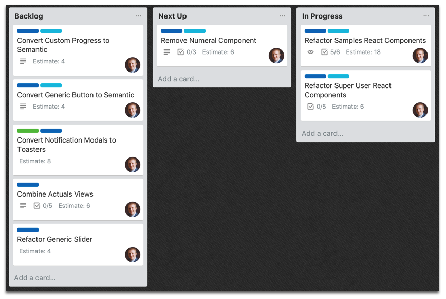 Trello Project Board