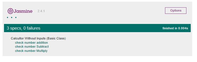 Unit Test Result