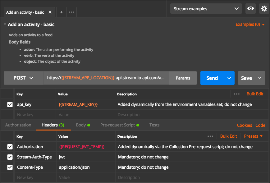 Image titleDescriptions are provided for URL query string parameters, body fields, and HTTP headers.