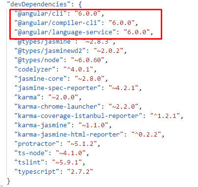 Angular6-Dev-Dependencies