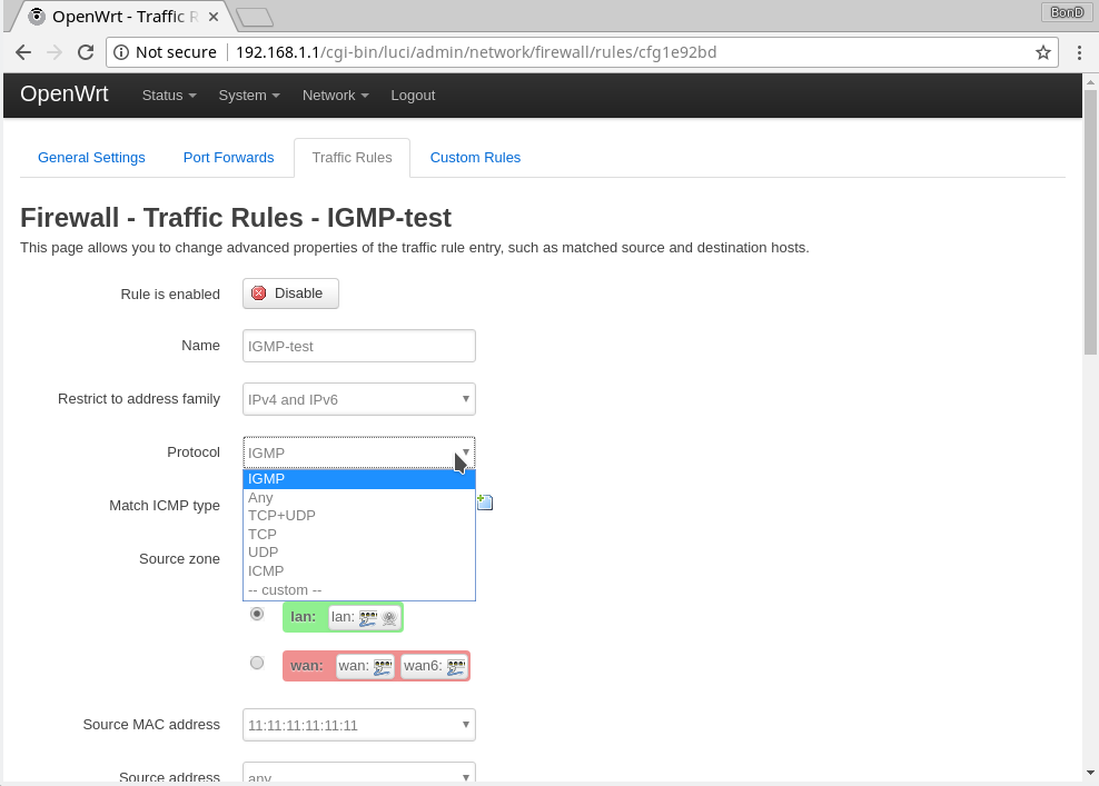 Openwrt openvpn client