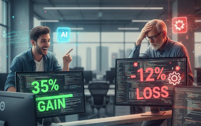 Why Senior Developers Are Actually Less Productive with AI Copilot (And What That Tells Us)