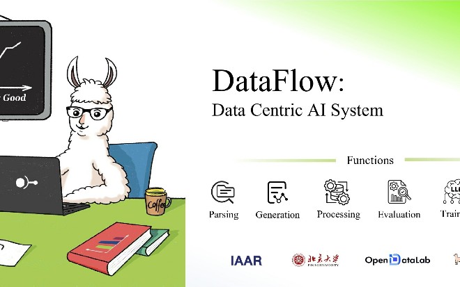 DataFlow — An Open-Source Data Preparation System Accelerating LLM Training