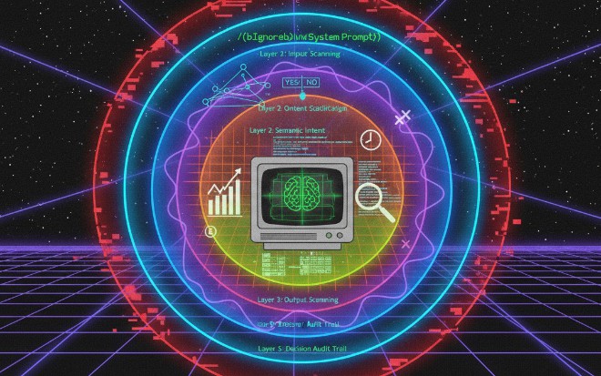 5 Layers of Prompt Injection Defense You Can Wire Into Any Node.js App