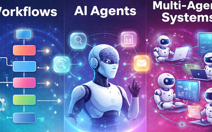 Workflows vs AI Agents vs Multi-Agent Systems: A Practical Guide for Developers