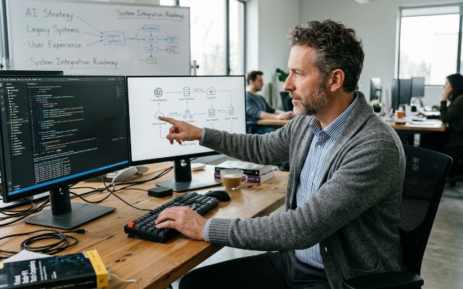 The New Senior Developer Job Description: Half Engineer, Half AI Systems Architect
