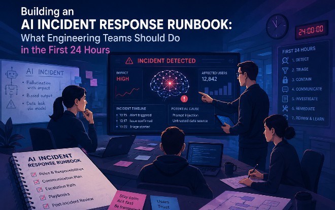 Building an AI Incident Response Runbook: What Engineering Teams Should Do in the First 24 Hours